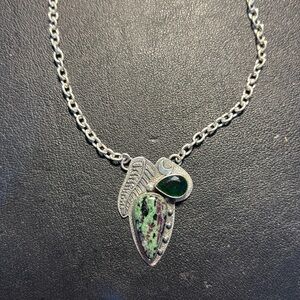 Ruby Zoisite Necklace